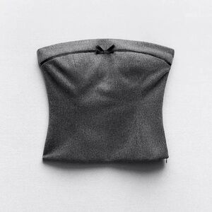 Zara Gray Strapless Camisole